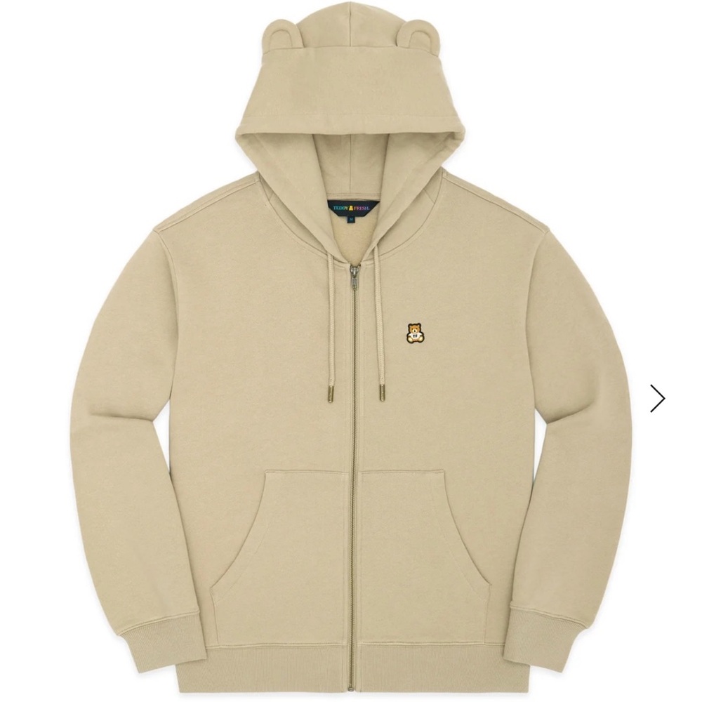 Classic Bear ear zip hoodie